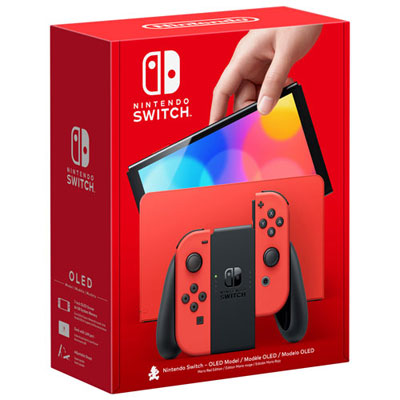 Image of Open Box - Nintendo Switch (OLED Model) Console - Mario Red Edition