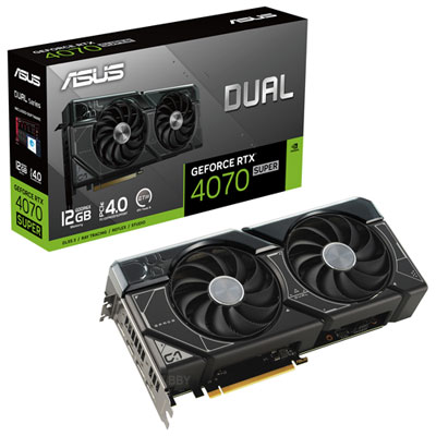 Image of ASUS Dual GeForce RTX 4070 Super 12GB GDDR6X Video Card