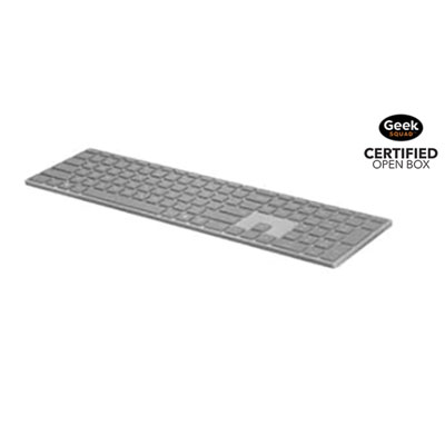 Open Box - Microsoft Surface French Canadian Full-size Wireless Bluetooth Keyboard - Grey (3YJ-00002)