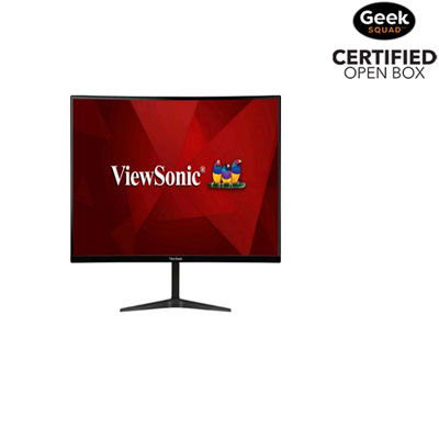 Open Box - ViewSonic 27" WQHD 165Hz 5ms GTG Curved Sync Gaming Monitor (VX2718-2KPC-MHD) - Black