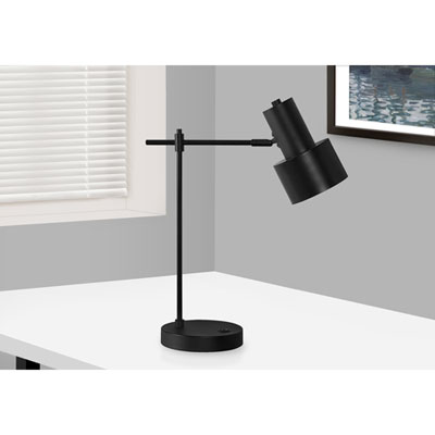 Image of Monarch Modern 21   Table Lamp - Black