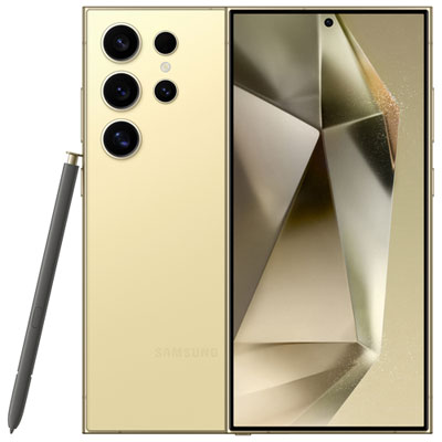 Bell Samsung Galaxy S24 Ultra 512GB - Titanium Yellow - Monthly Financing
