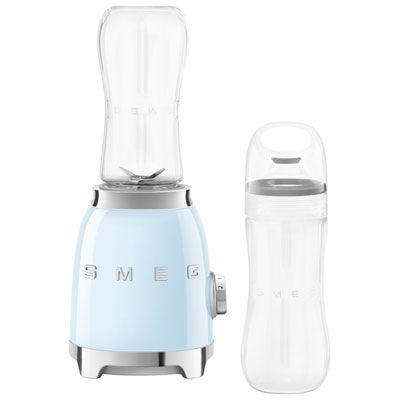 Smeg 0.6L Personal Blender - Pastel Blue