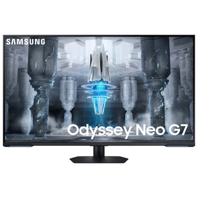 Open Box - Samsung Odyssey Neo G7 43" 4K Ultra HD 144Hz 1ms GTG VA LED FreeSync Gaming Monitor - Black