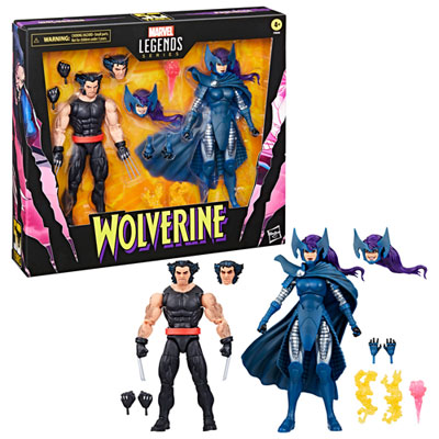 Image of Hasbro Marvel Legends Wolverine's 50th Anniversary - Wolverine and Psylocke Action Figure