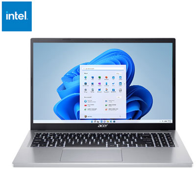 Image of Acer Aspire Go 15.6   Laptop - Silver (Intel N100/128GB SSD/4GB RAM/Windows 11)