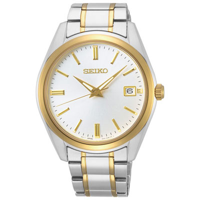 Image of Open Box - Seiko 40.2mm Men's Dress Watch - Gold/Silver/White