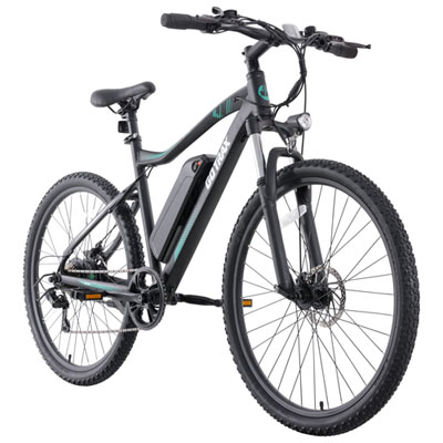 Gotrax E03 Electric Mountain Bike (350W Motor / 40km Range/ 25km/h Top Speed) - Black It’s a great option for beginners thanks to its ease of use and performance