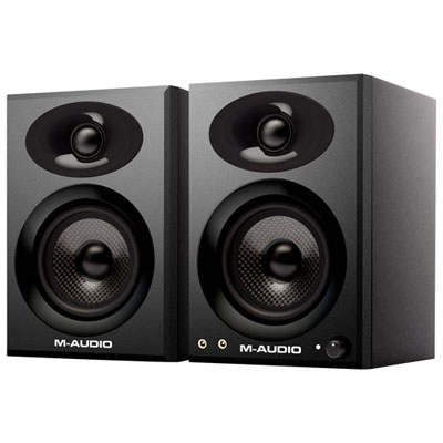 M-Audio BX3 Graphite 3.5" Multimedia Reference Monitor Speaker - Pair - Black/Grey I've always been a fan of M-Audio studio monitor speakers