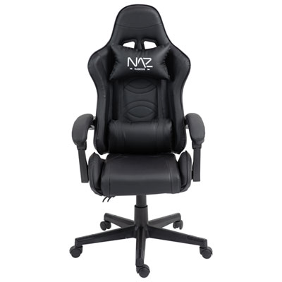 Fauteuil De Jeu Ergonomique À Dossier Haut En Similicuir Tachi De Naz - Noir