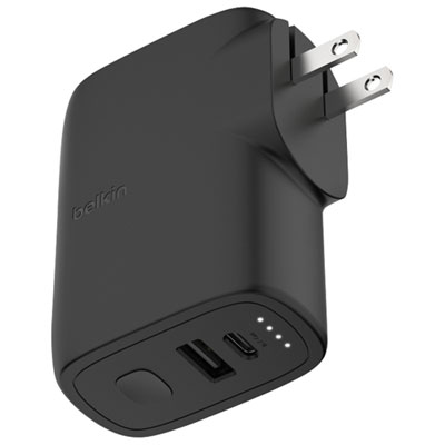 Belkin BoostCharge Hybrid 2-in-1 25W USB-A / USB-C Wall Charger + 5000 mAh Power Bank Love it!