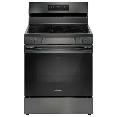 Frigidaire 30" 5.3 Cu. Ft. Fan Convection 5-Element Electric Air Fry Range (FCRE308CAD) - Black Stainless Love it, air fryer is the best