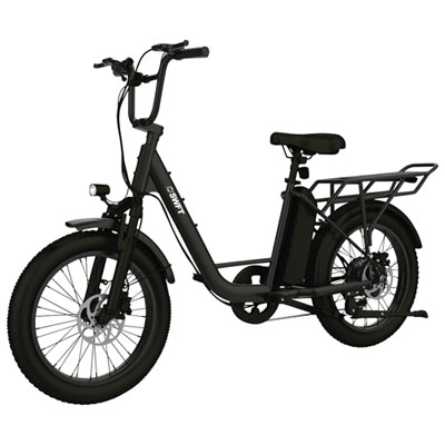 SWFT V.X 500W Step-Through Electric City Bike with up to 60.3km Battery Range - Black - Only at Best Buy