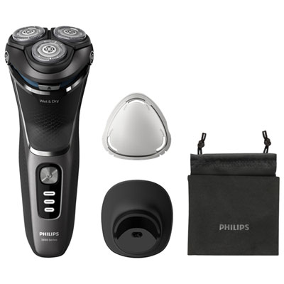 Philips Series 3300 Wet & Dry Electric Shaver (S3343/13) - Dark Black It does a great job on the neck area which was always hard to get with most razors