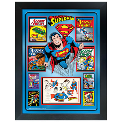 Image of Frameworth Superman Framed Comic Collage (34x26  )