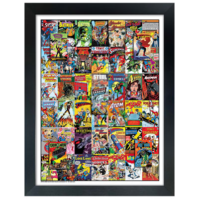 Image of Frameworth DC Comics Book Cover Framed Collage (26x34  )