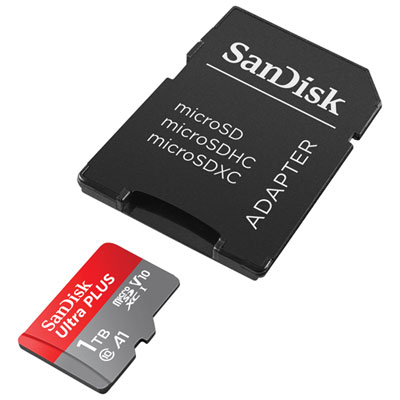 Image of SanDisk Ultra Plus 1TB 160MB/s microSD Memory Card