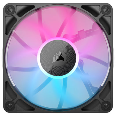 Corsair RX120 RGB 120mm PWM Case Fan - Black (Requires iCUE LINK System Hub) [This review was collected as part of a promotion