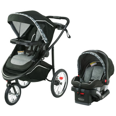 Image of Graco Modes Jogger 2.0 Travel System w/ Infant Car Seat - Black