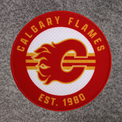 Image of NHL Bath Robe - Grey - Calgary Flames