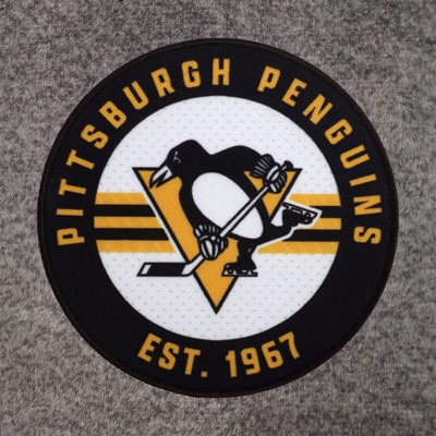Image of NHL Bath Robe - Grey - Pittsburgh Penguins