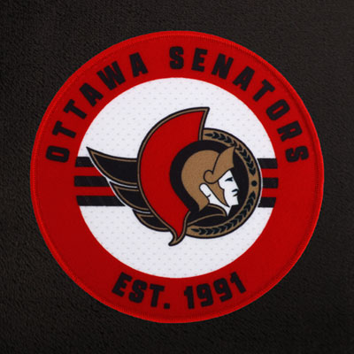 Image of NHL Bath Robe - Black - Ottawa Senators