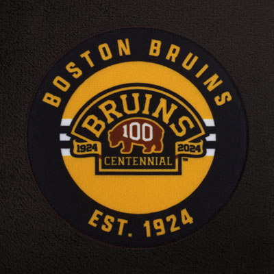 Image of NHL Bath Robe - Black - Boston Centennial