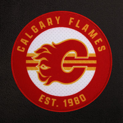 Image of NHL Bath Robe - Black - Calgary Flames