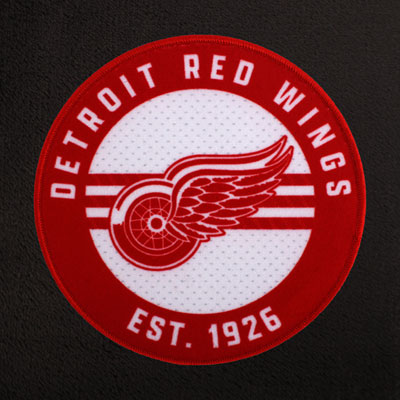 Image of NHL Bath Robe - Black - Detroit Red Wings