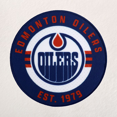 Image of NHL Bath Robe - White - Edmonton Oilers