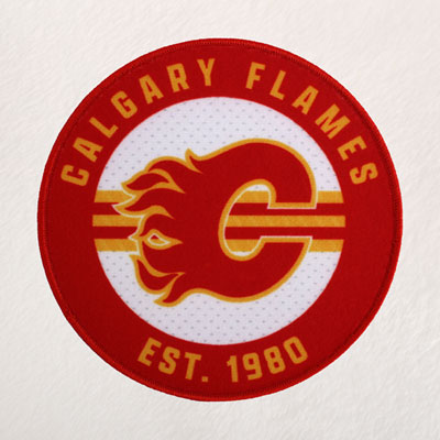 Image of NHL Bath Robe - White - Calgary Flames