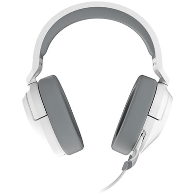 Casque De Jeu Hs55 Avec Microphone De Corsair - Blanc