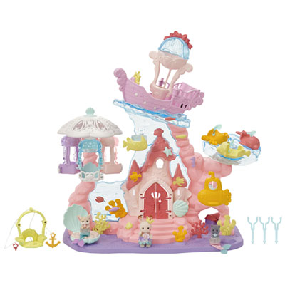 Image of Calico Critters Baby Mermaid Castle Playset