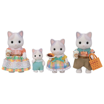 Image of Calico Critters Latte Cat Family Playset
