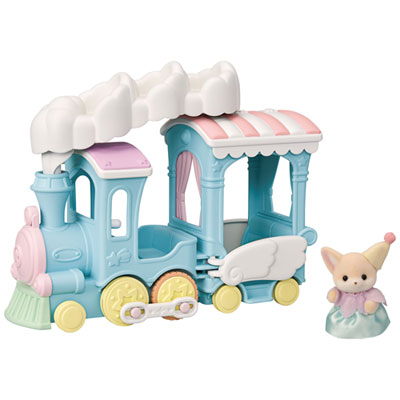 Calico Critters Floating Cloud Rainbow Train Playset Very engaging and great quality toys