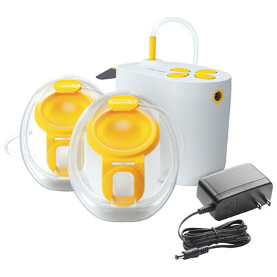 Image of Medela Pump In Style Electric Breast Pump with 105-Degree Angled Breast Shields & Hands-free Collection Cups