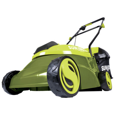 Sun Joe 28V 14" Cordless Electric Lawn Mower Best gardening tool ever!