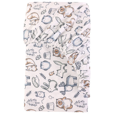 Nemcor Jersey Fitted Sheet - Crib - Woodland Very good material and print on sheet is vivid and cute