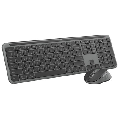 Logitech MK955 Signature Slim Wireless Optical Full-Size Keyboard & Mouse Combo - English Best keys