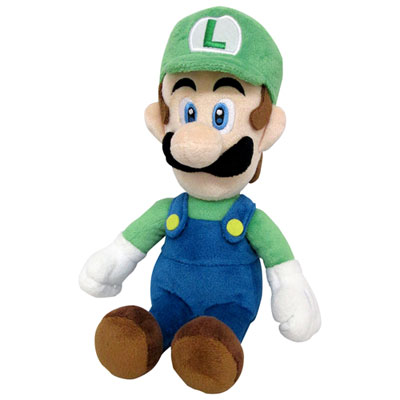 Image of Little Buddies Super Mario Bros 10   Luigi Plush