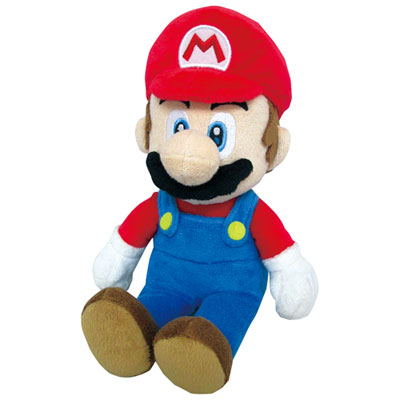 Image of Little Buddies Super Mario Bros 10   Mario Plush