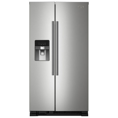 Maytag 36" 24.6 Cu. Ft. Side-By-Side Refrigerator with Water & Ice Dispenser (MRSF4036PZ) - Stainless Steel Yea every thing is Great keep producing this 