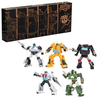 Image of Transformers Generations Selects Autobots Stand United Action Figures - 5 Pack