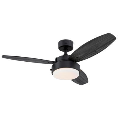 Image of Westinghouse Alloy 42   Ceiling Fan with LED Light Kit - Black