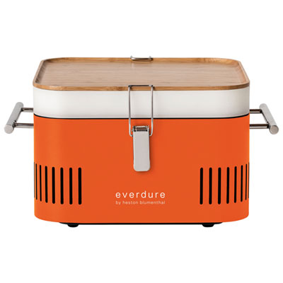 Image of Everdure CUBE Portable Charcoal BBQ - Orange