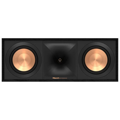 Open Box - Klipsch Dual R50C 400-Watt 2-Way Center Channel Speaker - Black