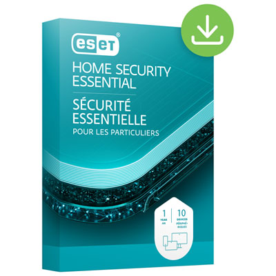 Image of ESET Home Security Essential (PC/Mac) - 10 Devices - 1 Year - Digital Download