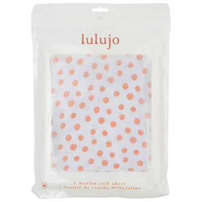 Image of Lulujo Boho Fitted Sheet - Crib - Dots