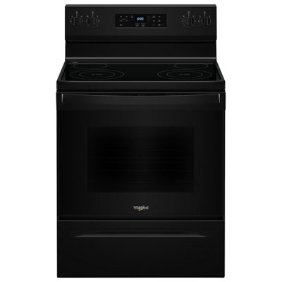 Whirlpool 3 Series 30" 5.3 Cu. Ft. Self-Clean 4-Element Freestanding Electric Range (YWFES3530RB) - Black Love it!!