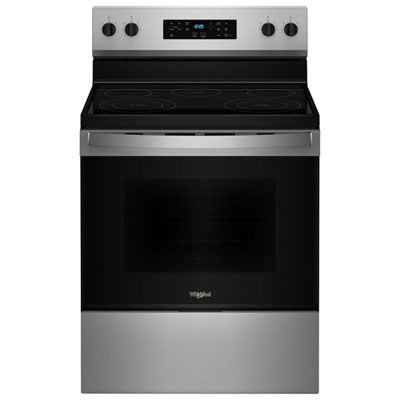 Whirlpool 3 Series 30" 5.3 Cu. Ft. Steam-Clean 5-Elements Freestanding Electric Range (YWFES3330RZ) - SS [This review was collected as part of a promotion